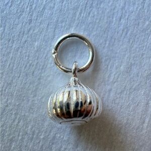Sterling Silver 925 Garlic Charm For Bracket Stamped New